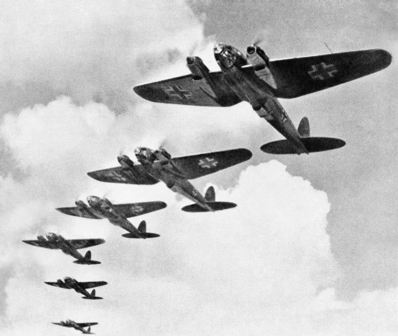 Planes in 1940 about to fight "The Battle of Britain"